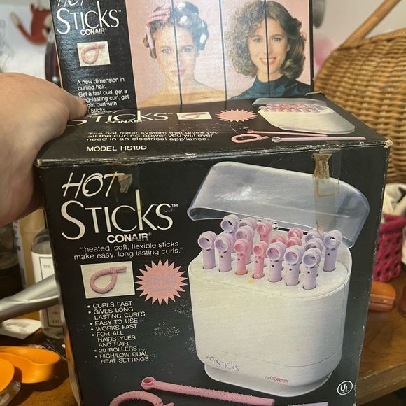 conair Hair Vintage98s Conair Hot Sticks 20 Flexible Rollers Wbox
